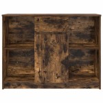 vidaXL Bufetă cu sertar stejar afumat 101x35x76 cm lemn de stratificat vidaXL Bufetă cu sertar stejar afumat 101x35x76 cm lemn de stratificat