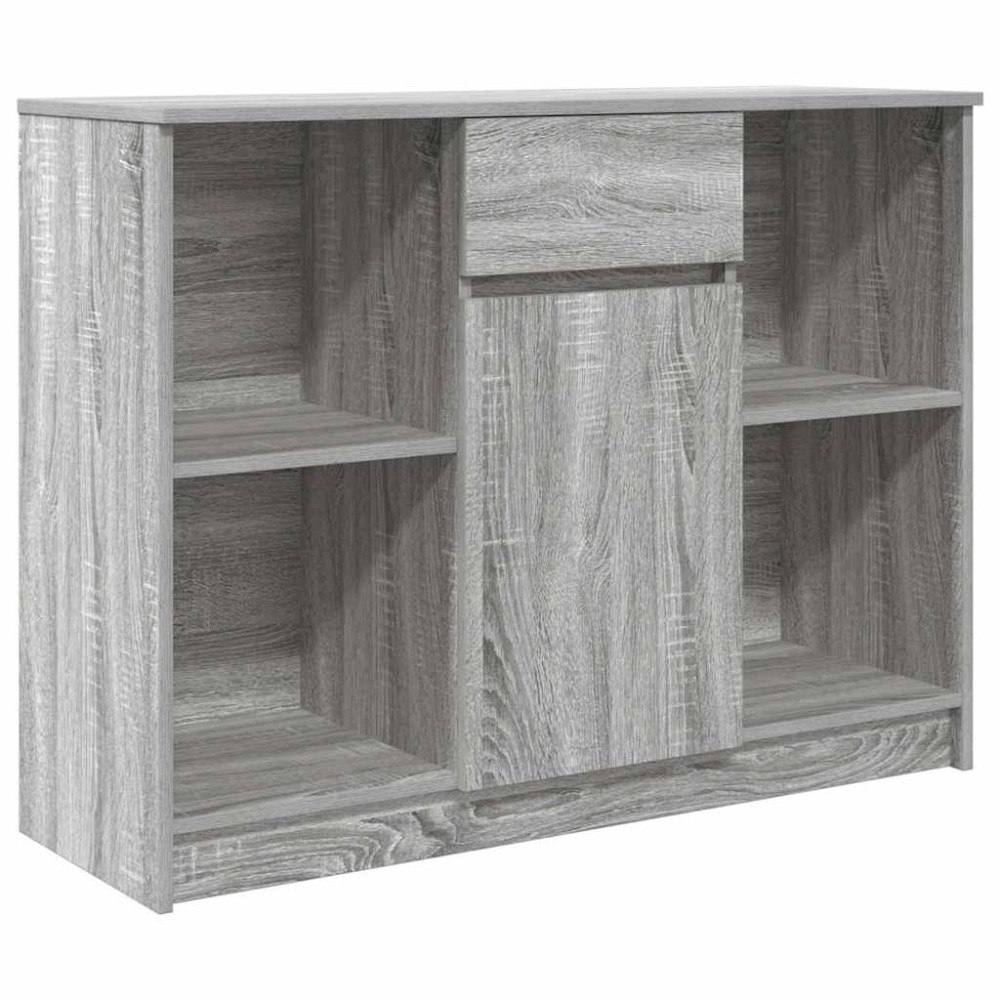 vidaXL Bufetă cu sertar Gri Sonoma 101x35x76 cm Lemn prelucrat
