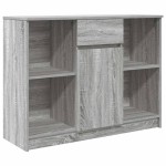 vidaXL Bufetă cu sertar Gri Sonoma 101x35x76 cm Lemn prelucrat