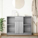 vidaXL Bufetă cu sertar Gri Sonoma 101x35x76 cm Lemn prelucrat