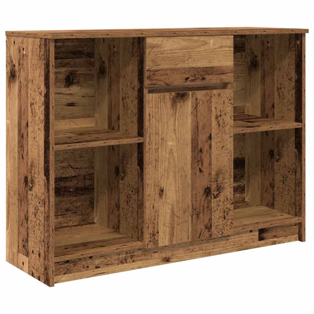 vidaXL Bufetă cu sertar Lemn vechi 101x35x76 cm Lemn prelucrat