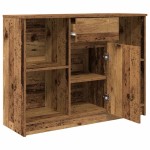 vidaXL Bufetă cu sertar Lemn vechi 101x35x76 cm Lemn prelucrat vidaXL Bufetă cu sertar Lemn vechi 101x35x76 cm Lemn prelucrat