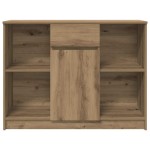 vidaXL Bufetă cu sertar Artisan Stejar 101x35x76 cm Lemn prelucrat vidaXL Bufetă cu sertar Artisan Stejar 101x35x76 cm Lemn prelucrat