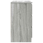vidaXL Bufetă cu sertar Gri Sonoma 71x35x65 cm Lemn prelucrat vidaXL Bufetă cu sertar Gri Sonoma 71x35x65 cm Lemn prelucrat