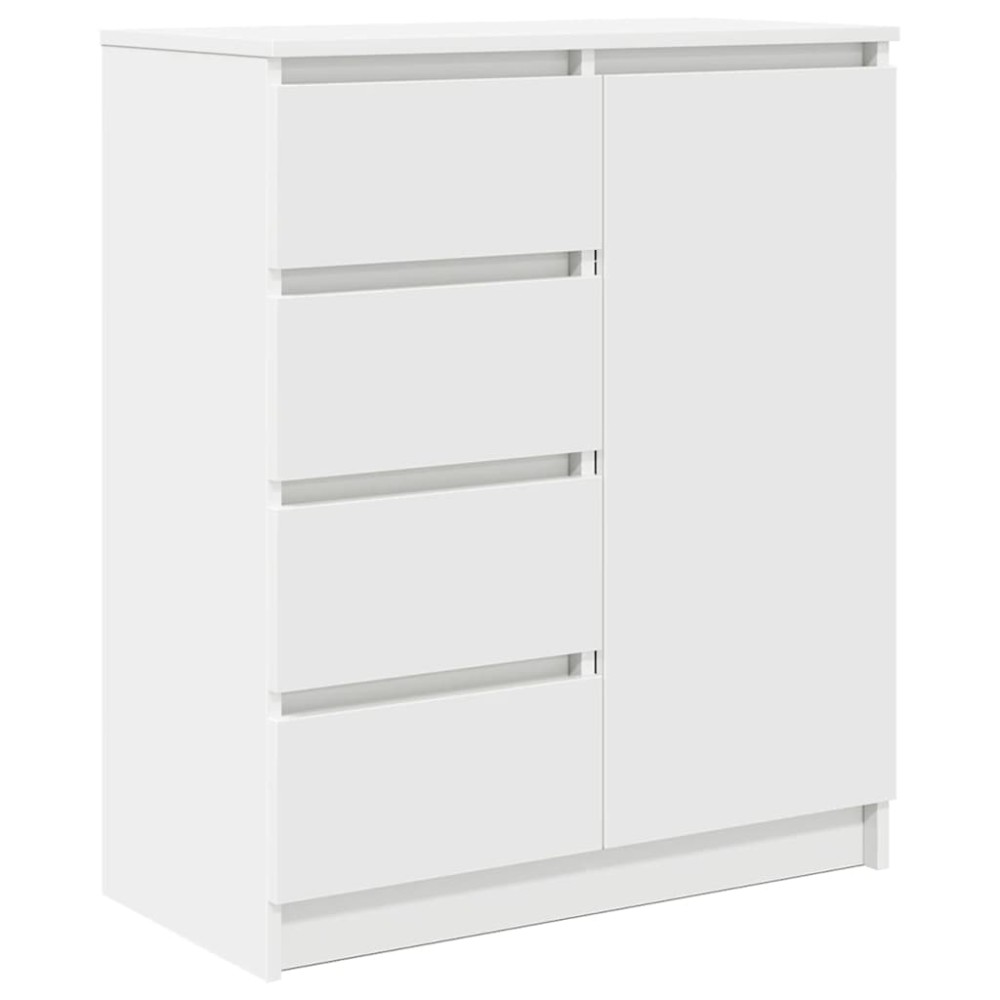vidaXL Bufetă cu sertare, alb, 71x35x84 cm, lemn prelucrat
