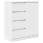vidaXL Bufetă cu sertare, alb, 71x35x84 cm, lemn prelucrat