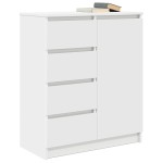 vidaXL Bufetă cu sertare, alb, 71x35x84 cm, lemn prelucrat
