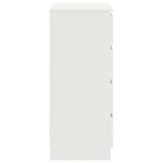 vidaXL Bufetă cu sertare, alb, 71x35x84 cm, lemn prelucrat