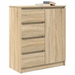 vidaXL Bufetă cu sertare Stejar Sonoma 71x35x84 cm Lemn prelucrat