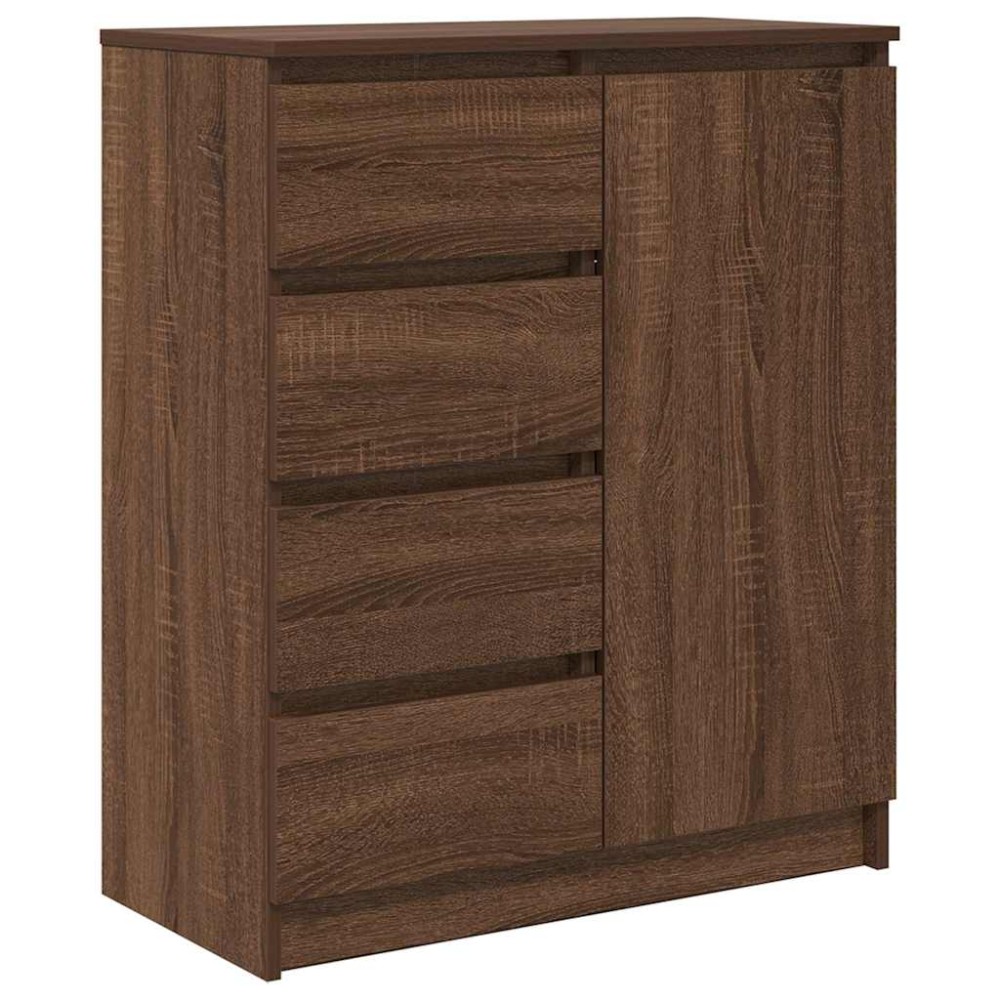 vidaXL Bufetă cu sertare Stejar maro 71x35x84 cm Lemn prelucrat