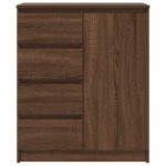 vidaXL Bufetă cu sertare Stejar maro 71x35x84 cm Lemn prelucrat