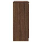 vidaXL Bufetă cu sertare Stejar maro 71x35x84 cm Lemn prelucrat