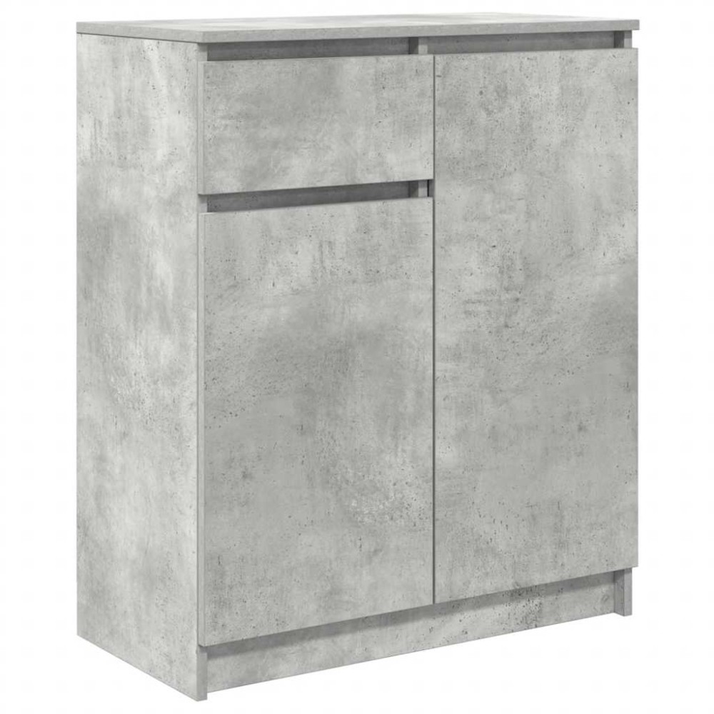 vidaXL Bufetă cu sertar Gri Beton 71x35x84 cm Lemn prelucrat