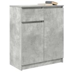 vidaXL Bufetă cu sertar Gri Beton 71x35x84 cm Lemn prelucrat vidaXL Bufetă cu sertar Gri Beton 71x35x84 cm Lemn prelucrat