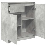 vidaXL Bufetă cu sertar Gri Beton 71x35x84 cm Lemn prelucrat vidaXL Bufetă cu sertar Gri Beton 71x35x84 cm Lemn prelucrat
