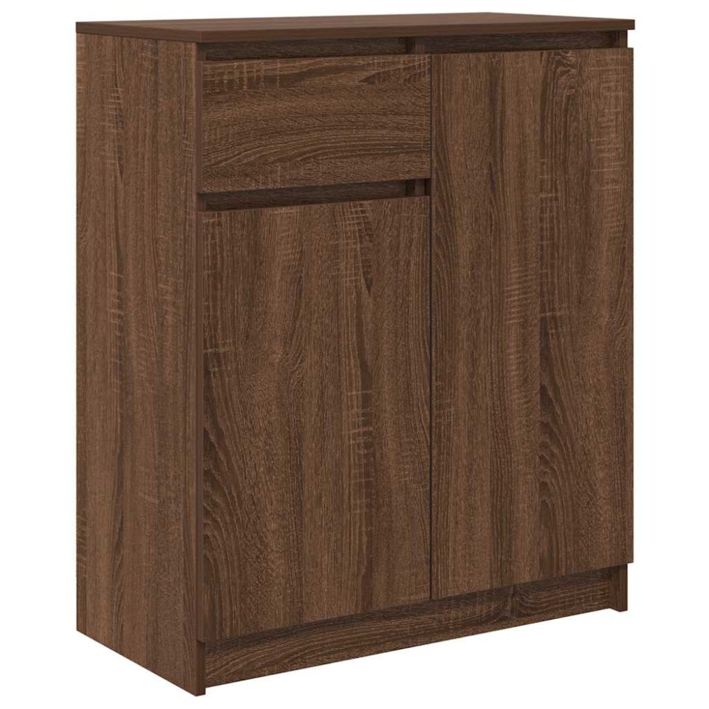 vidaXL Bufetă cu sertar Stejar maro 71x35x84 cm Lemn prelucrat