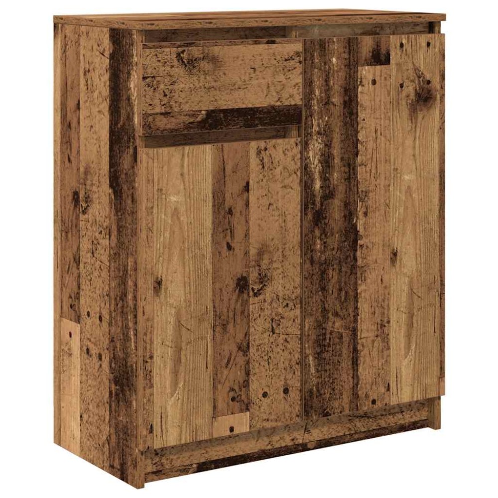 vidaXL Bufetă cu sertar Lemn vechi 71x35x84 cm Lemn prelucrat