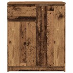 vidaXL Bufetă cu sertar Lemn vechi 71x35x84 cm Lemn prelucrat