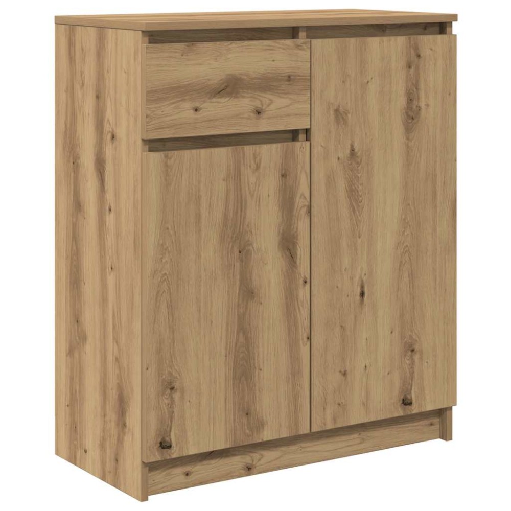 vidaXL Bufetă cu sertar Artisan Stejar 71x35x84 cm Lemn prelucrat