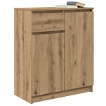 vidaXL Bufetă cu sertar Artisan Stejar 71x35x84 cm Lemn prelucrat vidaXL Bufetă cu sertar Artisan Stejar 71x35x84 cm Lemn prelucrat