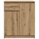 vidaXL Bufetă cu sertar Artisan Stejar 71x35x84 cm Lemn prelucrat vidaXL Bufetă cu sertar Artisan Stejar 71x35x84 cm Lemn prelucrat