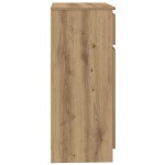 vidaXL Bufetă cu sertar Artisan Stejar 71x35x84 cm Lemn prelucrat vidaXL Bufetă cu sertar Artisan Stejar 71x35x84 cm Lemn prelucrat