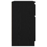 vidaXL Bufetă cu sertar Stejar negru 71x35x65 cm Lemn prelucrat