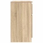 vidaXL Bufetă cu sertar Stejar Sonoma 71x35x65 cm Lemn prelucrat vidaXL Bufetă cu sertar Stejar Sonoma 71x35x65 cm Lemn prelucrat