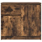 vidaXL Bufetă cu sertar stejar afumat 71x35x65 cm lemn de stratificat vidaXL Bufetă cu sertar stejar afumat 71x35x65 cm lemn de stratificat