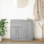 vidaXL Bufetă cu sertar Gri Sonoma 71x35x65 cm Lemn prelucrat vidaXL Bufetă cu sertar Gri Sonoma 71x35x65 cm Lemn prelucrat