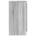 vidaXL Bufetă cu sertar Gri Sonoma 71x35x65 cm Lemn prelucrat vidaXL Bufetă cu sertar Gri Sonoma 71x35x65 cm Lemn prelucrat