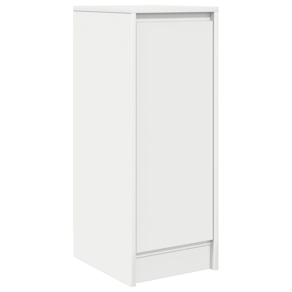 vidaXL Bufetă albă 29,5x34x76 cm din lemn prelucrat