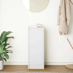 vidaXL Bufetă albă 29,5x34x76 cm din lemn prelucrat vidaXL Bufetă albă 29,5x34x76 cm din lemn prelucrat