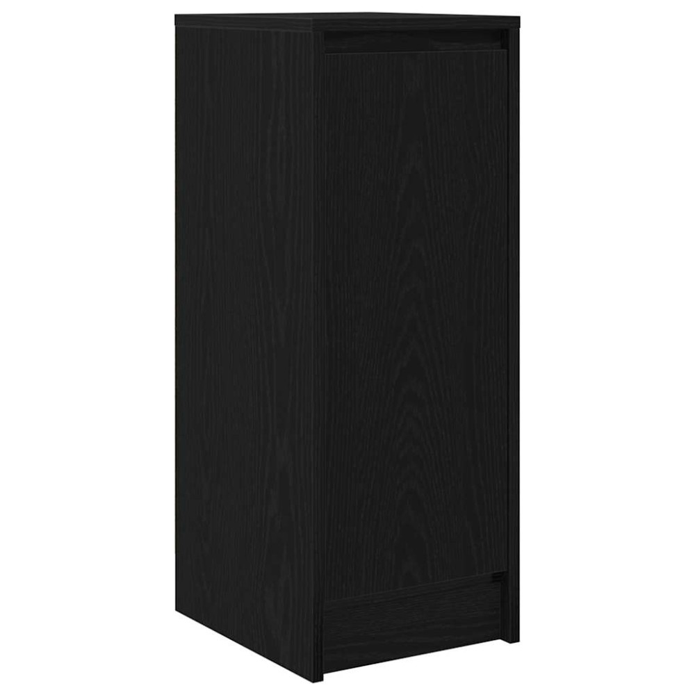 vidaXL Bufetă Stejar negru 29,5x34x76 cm Lemn prelucrat