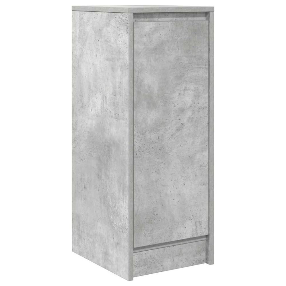 vidaXL Bufetă Gri Beton 29,5x34x76 cm Lemn prelucrat
