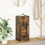 vidaXL Bufetă Stejar afumat 29,5x34x76 cm Lemn prelucrat vidaXL Bufetă Stejar afumat 29,5x34x76 cm Lemn prelucrat
