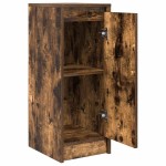 vidaXL Bufetă Stejar afumat 29,5x34x76 cm Lemn prelucrat vidaXL Bufetă Stejar afumat 29,5x34x76 cm Lemn prelucrat
