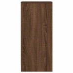 vidaXL Bufetă Stejar maro 29,5x34x76 cm Lemn prelucrat vidaXL Bufetă Stejar maro 29,5x34x76 cm Lemn prelucrat