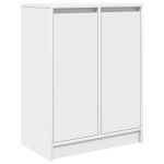 vidaXL Bufetă albă 57x34x76 cm din lemn prelucrat vidaXL Bufetă albă 57x34x76 cm din lemn prelucrat