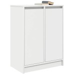vidaXL Bufetă albă 57x34x76 cm din lemn prelucrat vidaXL Bufetă albă 57x34x76 cm din lemn prelucrat