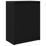 vidaXL Bufetă Stejar negru 57x34x76 cm Lemn prelucrat vidaXL Bufetă Stejar negru 57x34x76 cm Lemn prelucrat