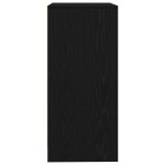 vidaXL Bufetă Stejar negru 57x34x76 cm Lemn prelucrat vidaXL Bufetă Stejar negru 57x34x76 cm Lemn prelucrat