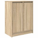 vidaXL Bufetă Stejar Sonoma 57x34x76 cm Lemn prelucrat