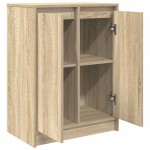 vidaXL Bufetă Stejar Sonoma 57x34x76 cm Lemn prelucrat