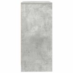 vidaXL Bufetă Gri Beton 57x34x76 cm Lemn prelucrat