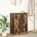 vidaXL Bufetă Stejar afumat 57x34x76 cm Lemn prelucrat vidaXL Bufetă Stejar afumat 57x34x76 cm Lemn prelucrat