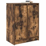 vidaXL Bufetă Stejar afumat 57x34x76 cm Lemn prelucrat vidaXL Bufetă Stejar afumat 57x34x76 cm Lemn prelucrat