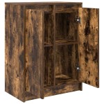 vidaXL Bufetă Stejar afumat 57x34x76 cm Lemn prelucrat vidaXL Bufetă Stejar afumat 57x34x76 cm Lemn prelucrat