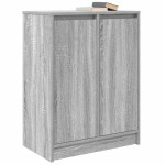 vidaXL Bufetă gri Sonoma 57x34x76 cm Lemn prelucrat