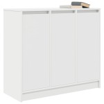 vidaXL Bufetă albă 85x34x76 cm din lemn prelucrat